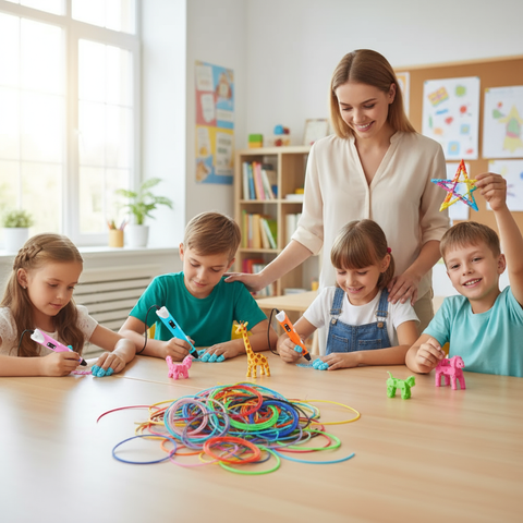 SketchFlow - Hordozható 3D Nyomtató Tollkészlet LED Kijelzővel