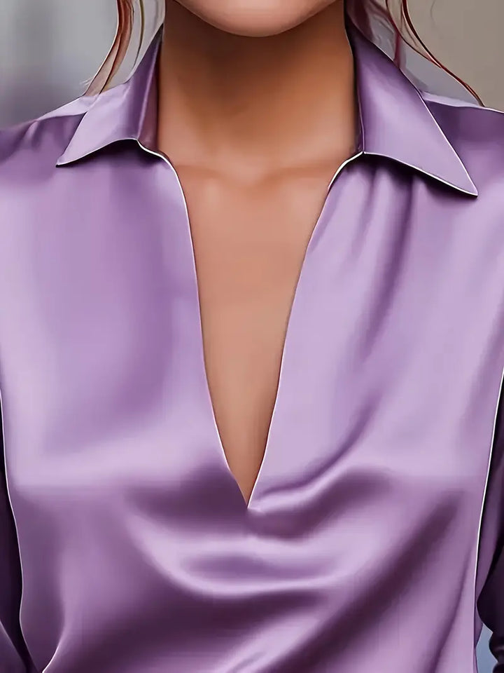 Nadene -  Prémium V-Nyakú Blúz