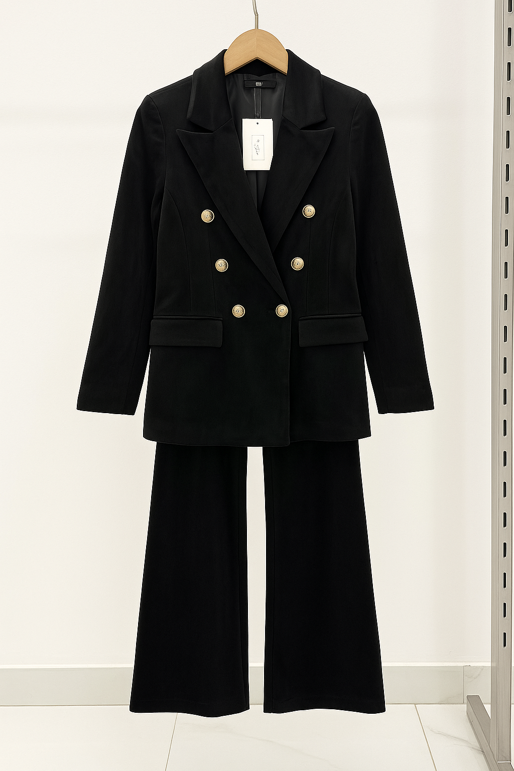 Dimitra – Bársonyos Kétsoros Blézer Szett