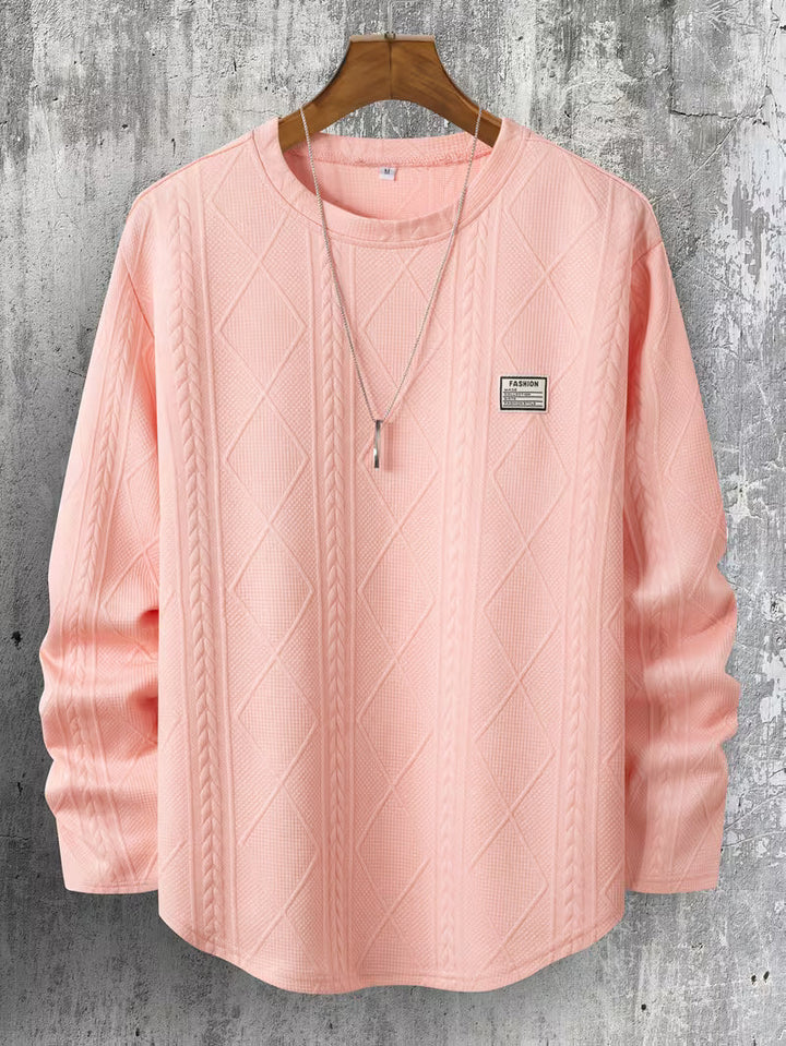 Pauleta - Alkalmi Hosszú Ujjú Kerek Nyakú Pulóver