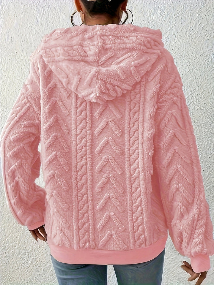 Andrine - Hosszú Ujjú Kapucnis Kabát