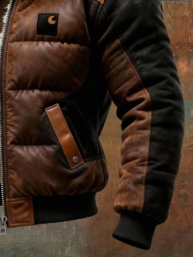 Patrik - Kétrétegű Galléros, Bélelt Kabát