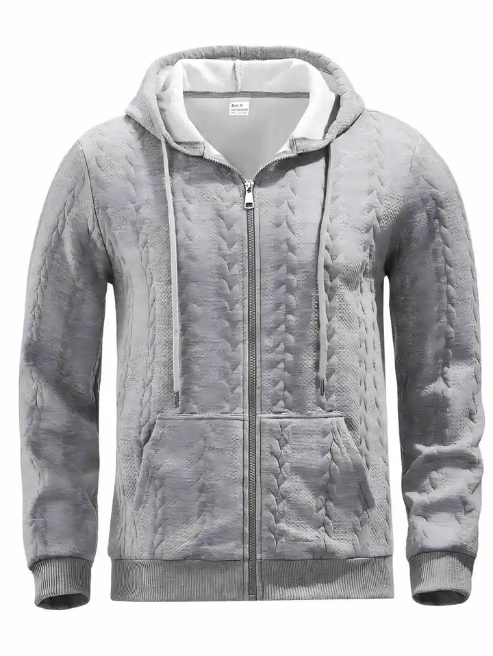 Philipp - Hosszú Ujjú Kapucnis Cipzáras Pulóver