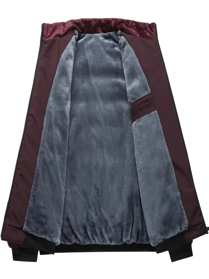 Bavuma - Alkalmi Poliészter Kabát Cipzárral