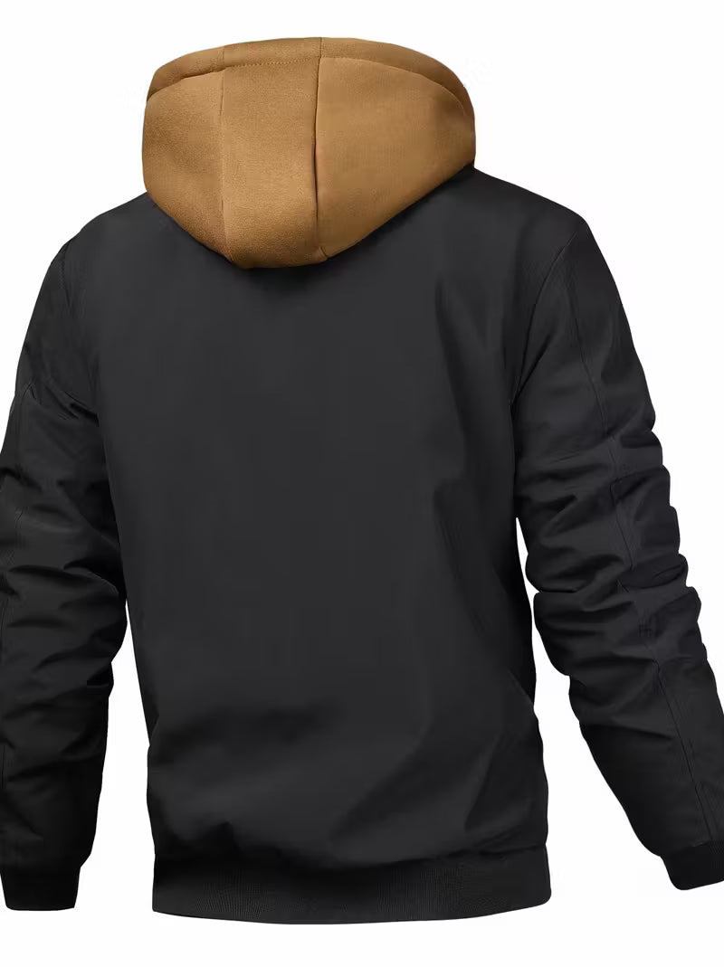 Sylvain - Kapucnis Légierő Kabát Cipzárral