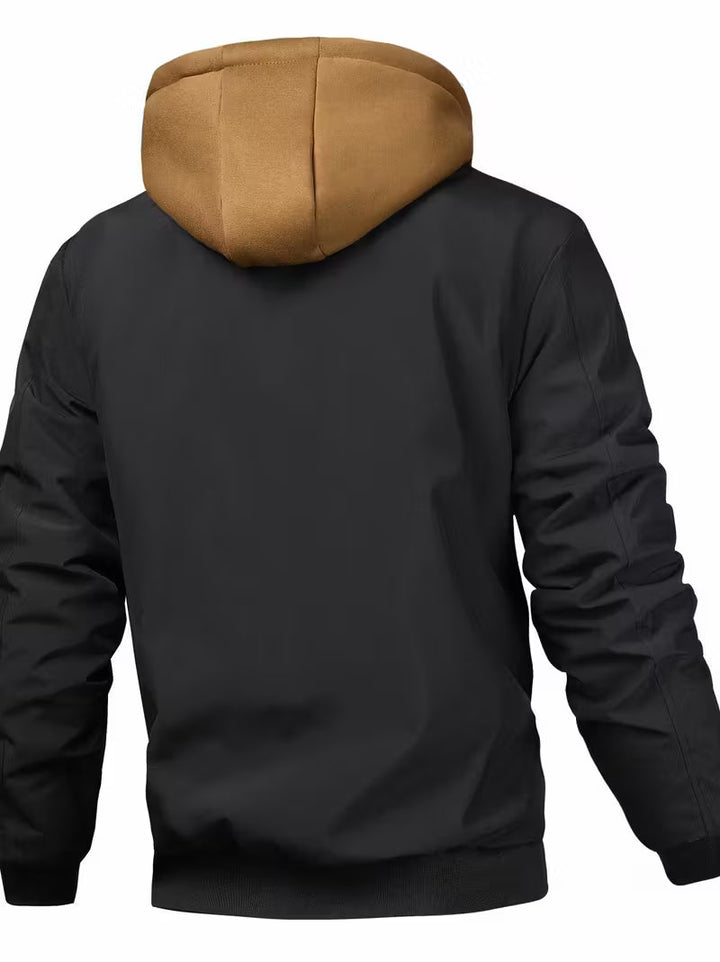 Sylvain - Kapucnis Légierő Kabát Cipzárral