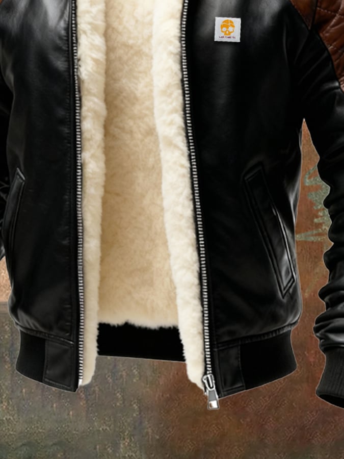 Enzo - Steppelt, Plüss Bélésű Bőrdzseki