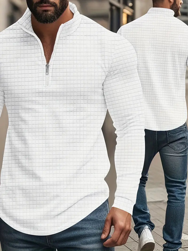 Jarryd - Hosszú Ujjú Pulóver Félcipzárral