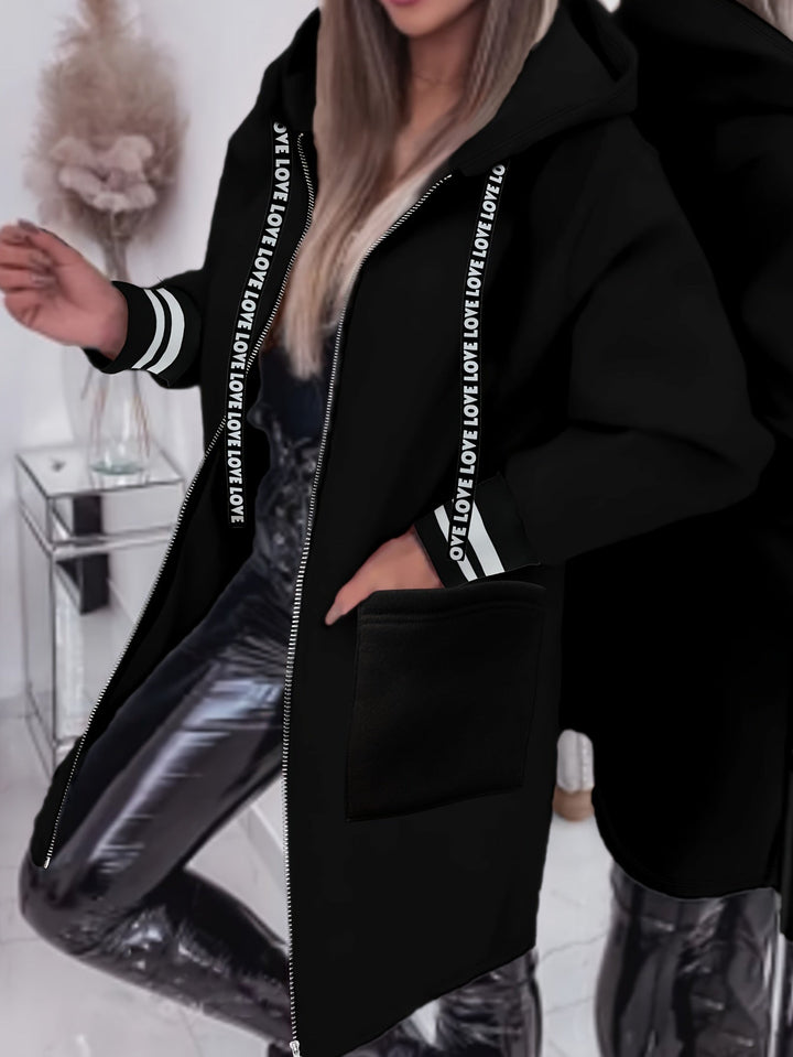 Nicola – Hosszú Ujjú Kabát Oldalsó Zsebekkel