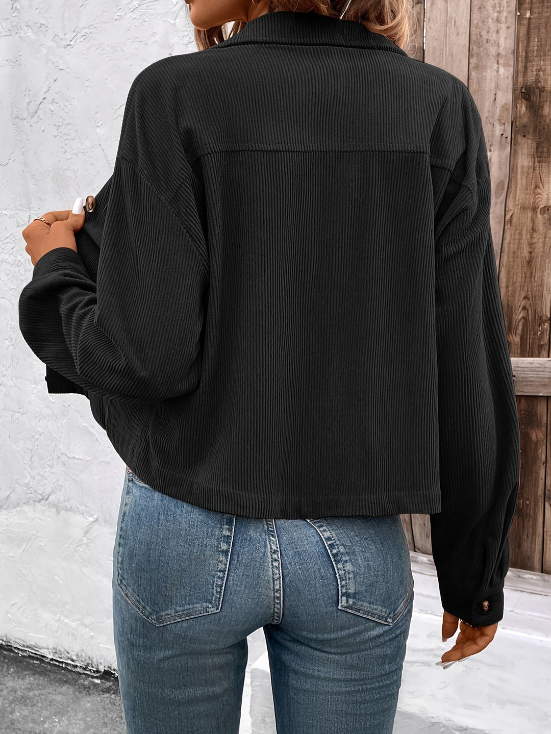 Nichola - Hosszú Ujjú Kabát Gombokkal