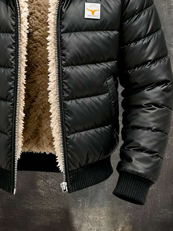 Youssouf – Vintage Bőr Varrású Outdoor Kabát