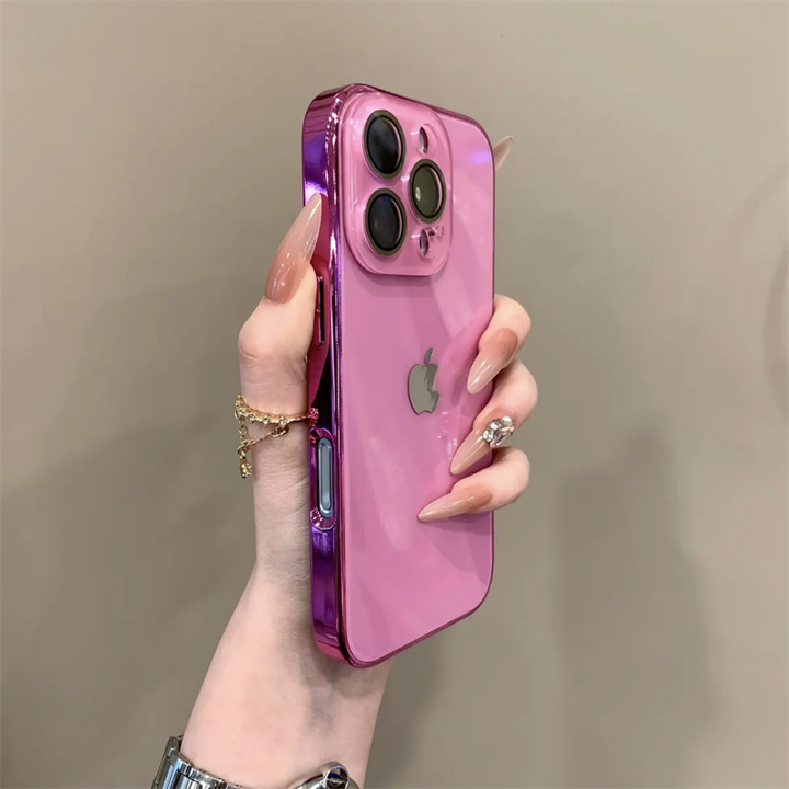 Chromelux – Prémium Galvanizált üveg Lencsetok iPhone Hoz