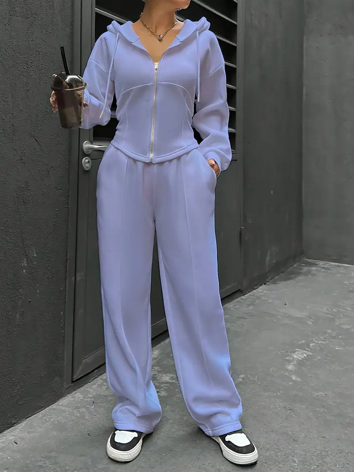 Nanci - Alkalmi Hosszú Ujjú Kétrészes Szett