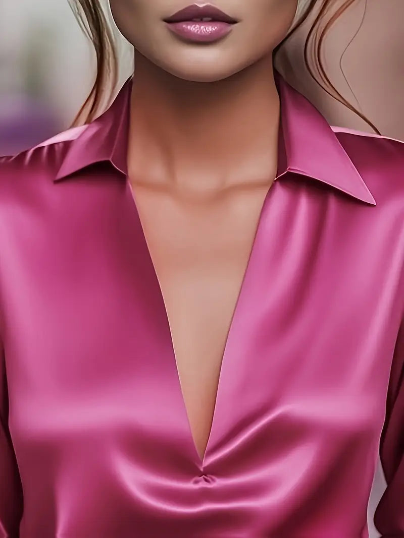 Nadene -  Prémium V-Nyakú Blúz