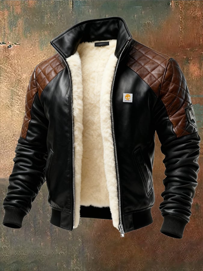 Enzo - Steppelt, Plüss Bélésű Bőrdzseki