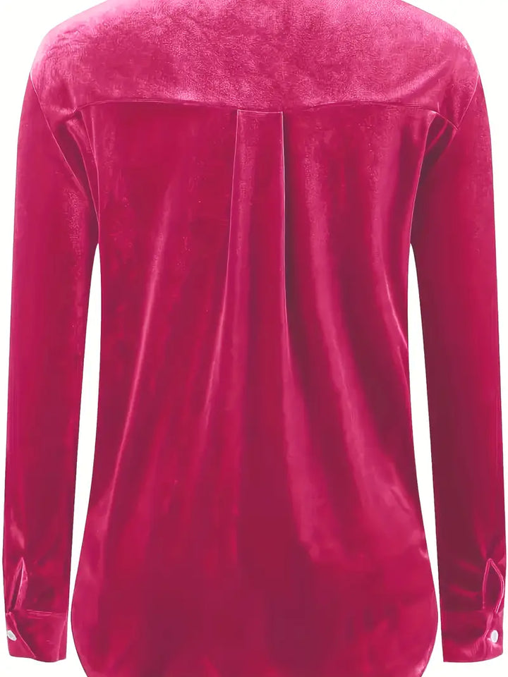 Geanie - Hosszú Ujjú Ing Elülső Zsebekkel