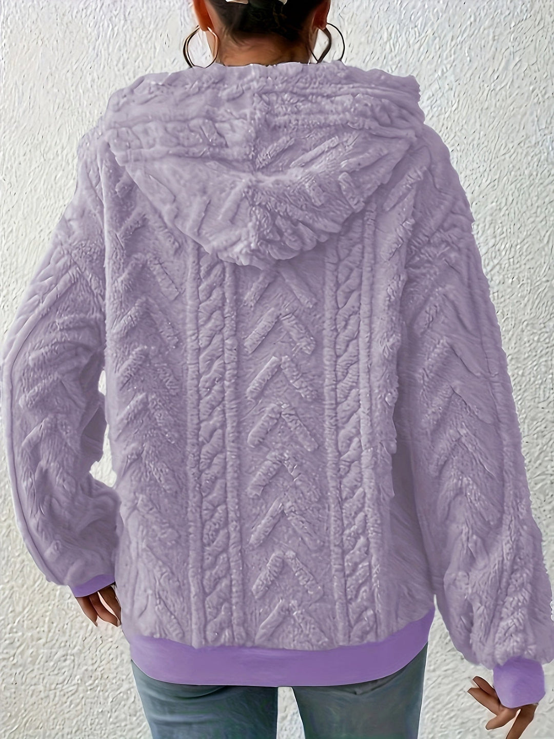 Andrine - Hosszú Ujjú Kapucnis Kabát