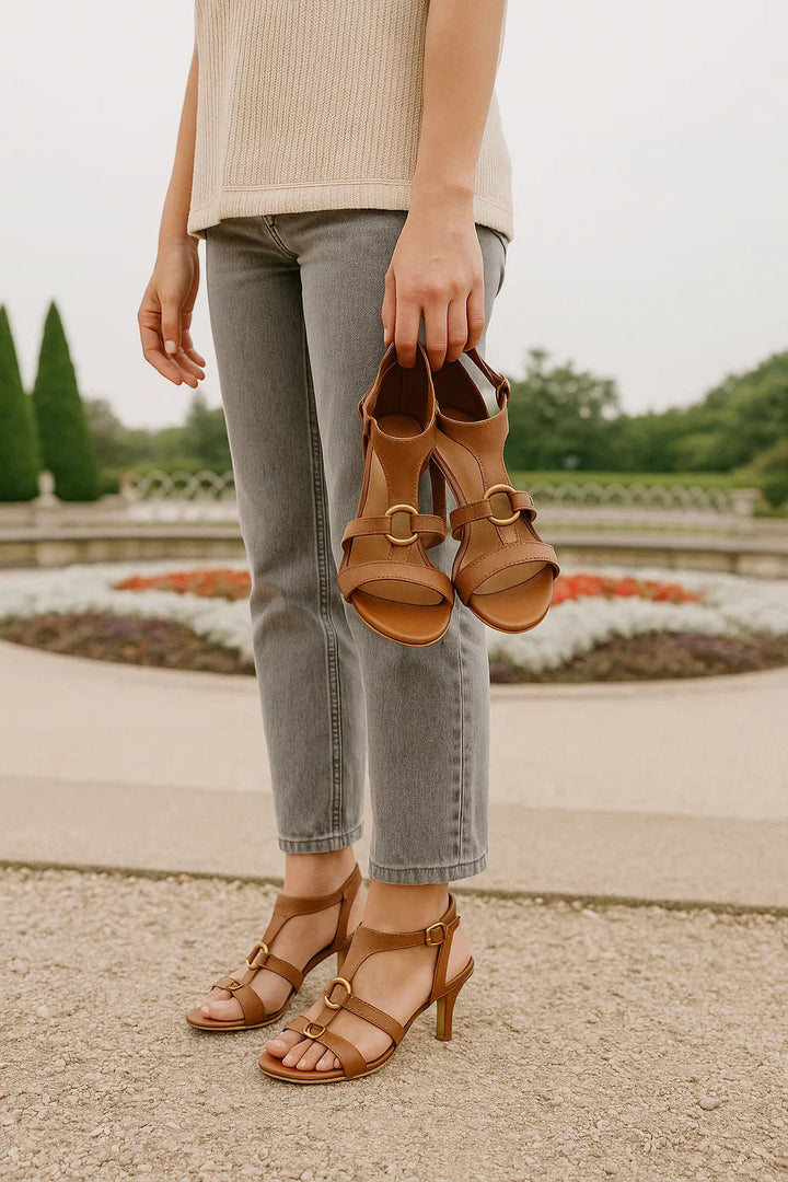 Terese – Magas Sarkú Szandál Pántos Csatral