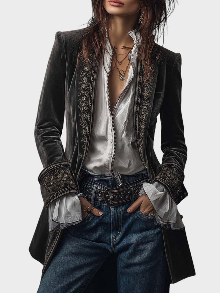 Cezara - Elegáns Polár Kabát