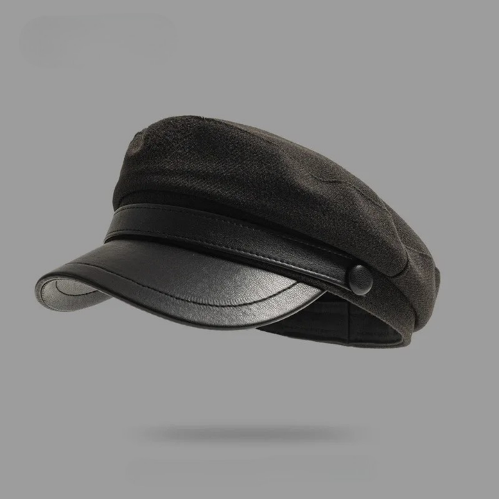 Zivko - Bőr Beret Sapka