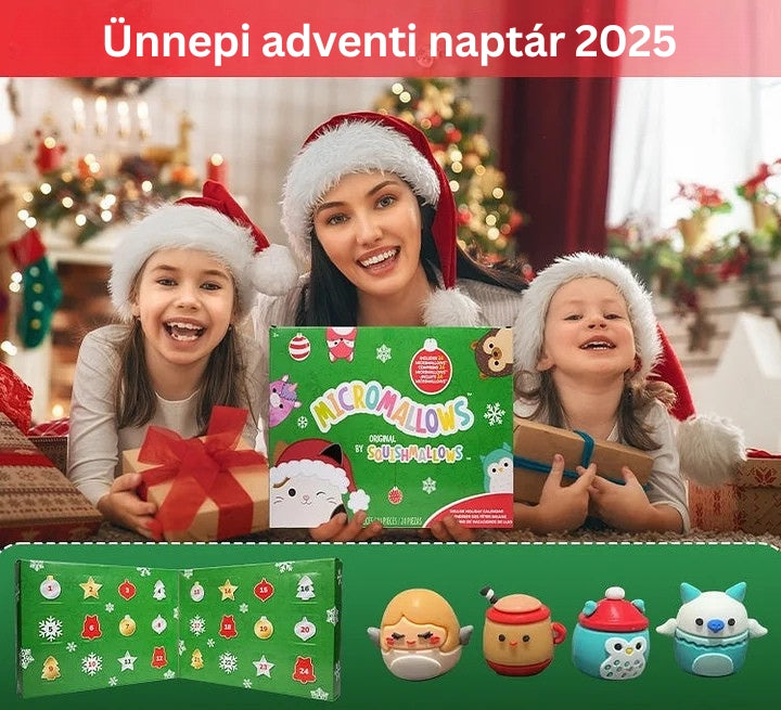 FestiveFuzzies - Karácsonyi Adventi Naptár Plüssbabával
