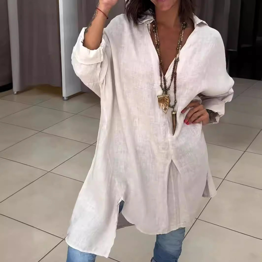 Rozalina - Stílusos V-Nyakú Ing