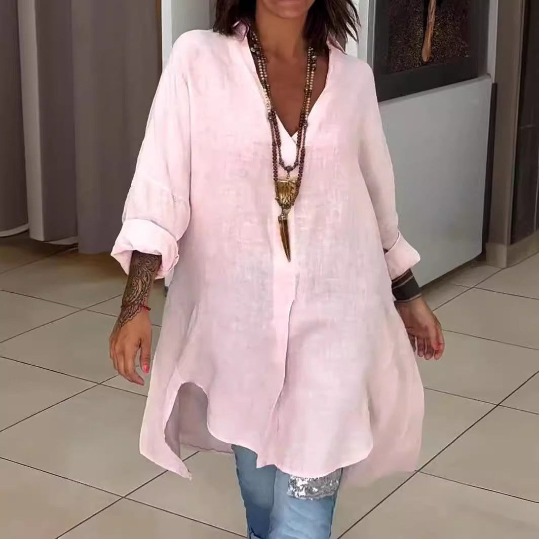 Rozalina - Stílusos V-Nyakú Ing