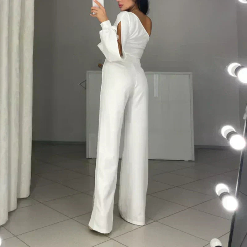 Azlina - Egy Vállú Nadrágos Jumpsuit
