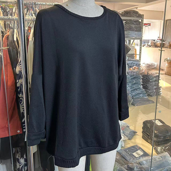 Zelinda – Alkalmi Kerek Nyakú Hosszú Ujjú Blúz