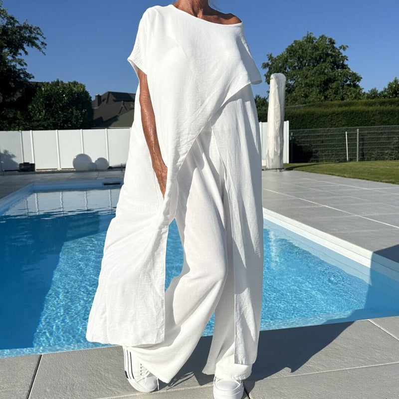 Shelagh - Vállpántos Felső Es Nadrág Szett