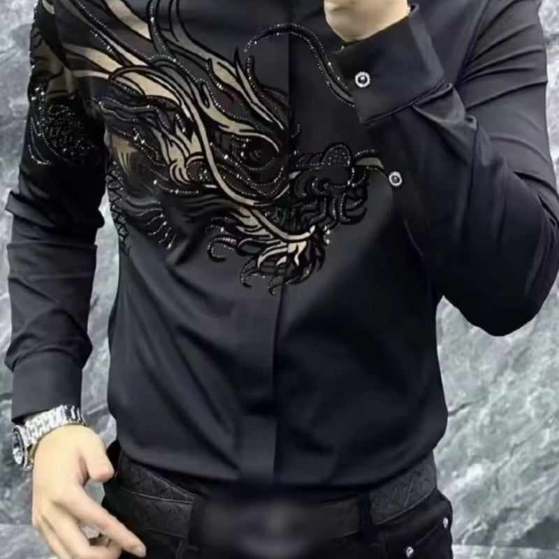 Zeljko – Stílusos  Karcsúsított Szabású  Nyomtatott ing