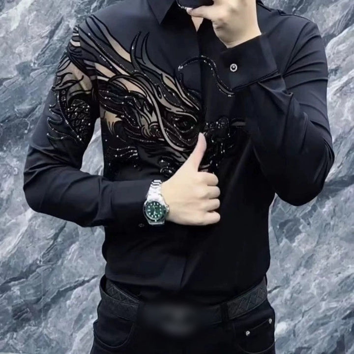 Zeljko – Stílusos  Karcsúsított Szabású  Nyomtatott ing