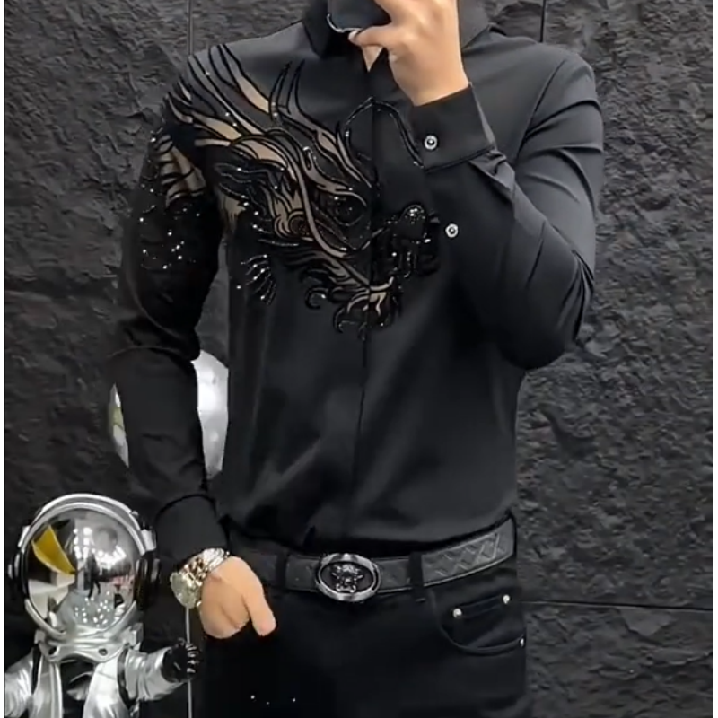 Zeljko – Stílusos  Karcsúsított Szabású  Nyomtatott ing