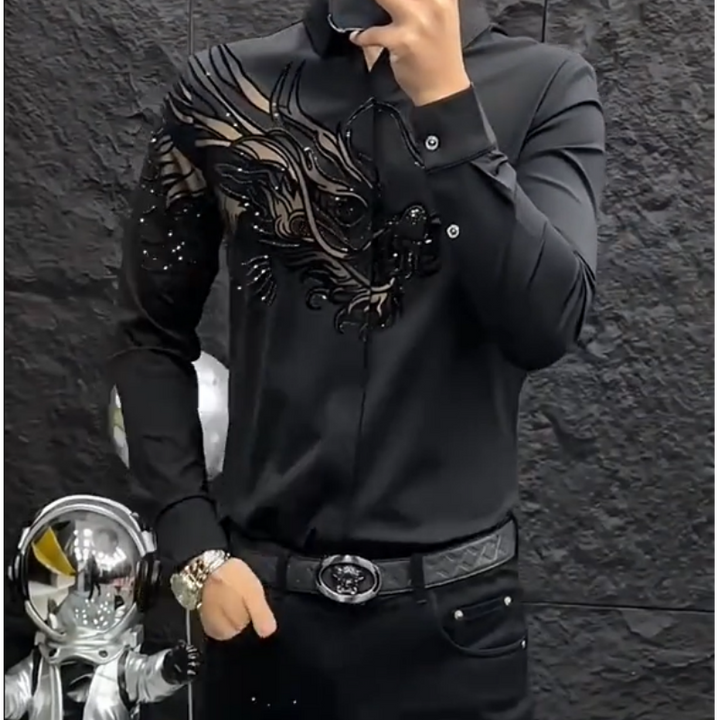 Zeljko – Stílusos  Karcsúsított Szabású  Nyomtatott ing