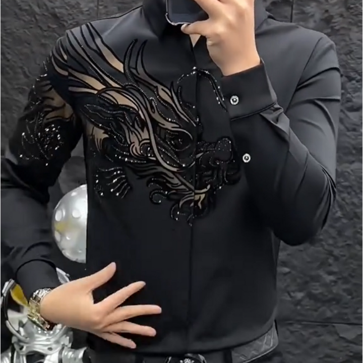 Zeljko – Stílusos  Karcsúsított Szabású  Nyomtatott ing