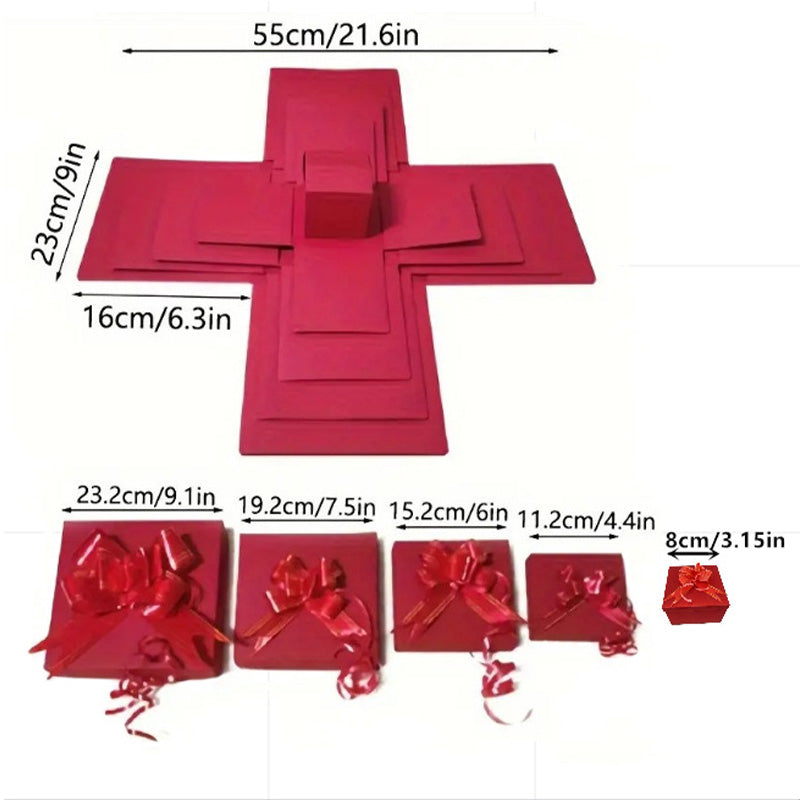 MagicUnfold - Meglepetés Robbanásos Ajándékdoboz Készlet