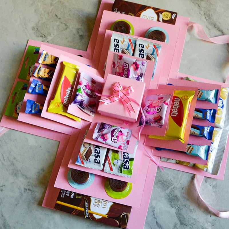 MagicUnfold - Meglepetés Robbanásos Ajándékdoboz Készlet