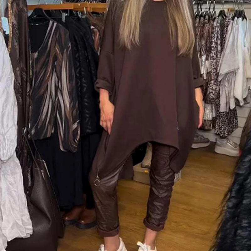 Aldona - Aszimmetrikus Felső és Sima Nadrág