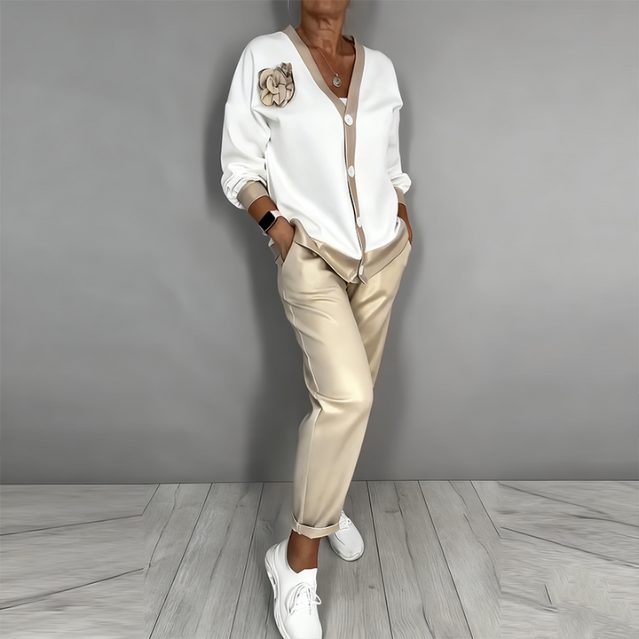 Maelynn – Elegáns Kétrészes Kardigán Szett