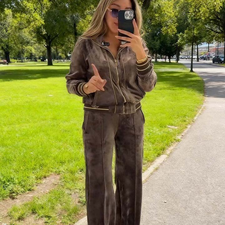 Alyn – Cipzáras Kabát és Széles Szárú Nadrág