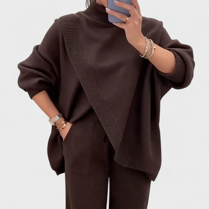 Karisa – Elegáns Kötött Kétrészes Szett