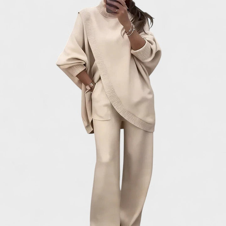 Karisa – Elegáns Kötött Kétrészes Szett