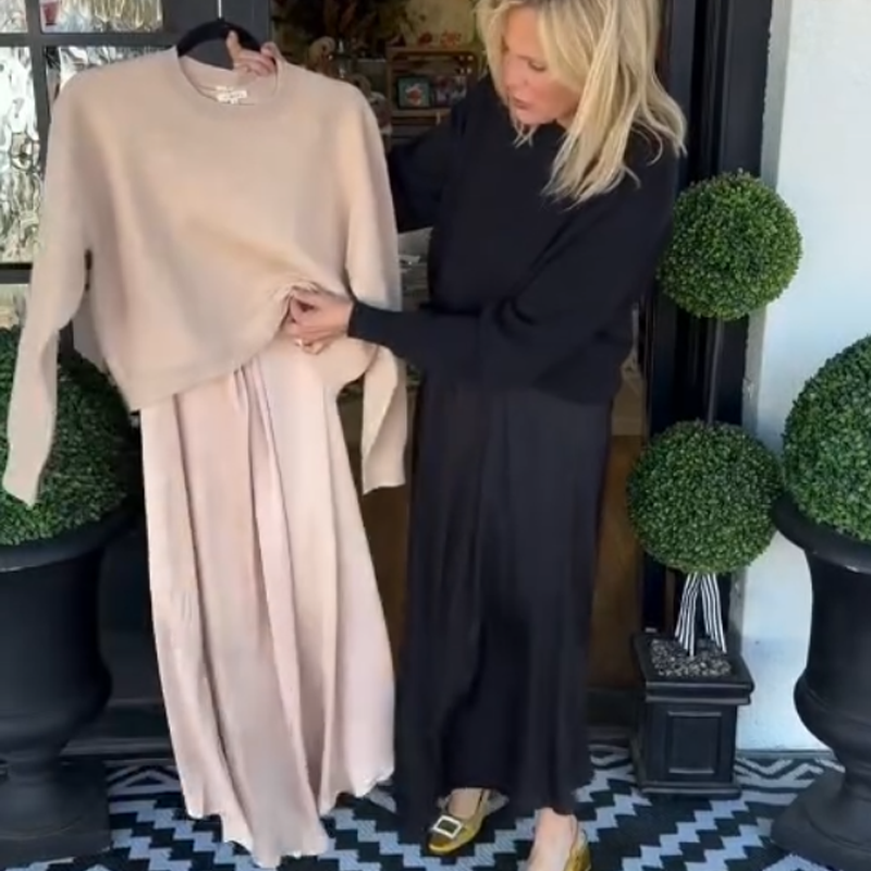 Lilee - Csavart Csomóval Ellátott Felső és Maxi Ruha