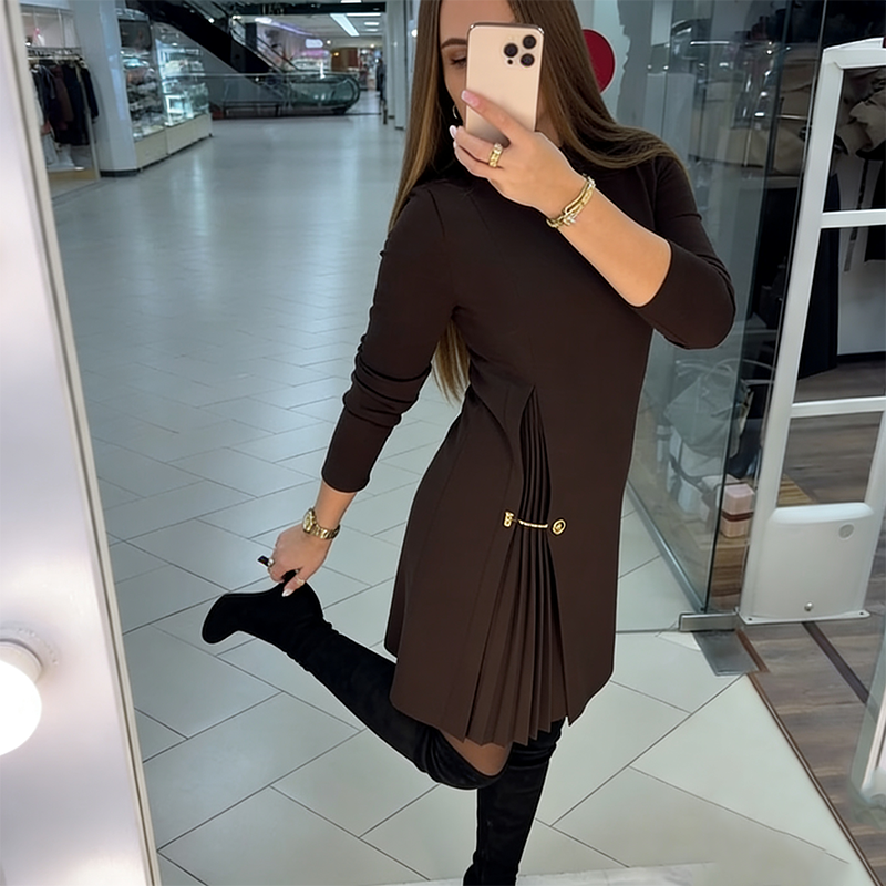 Noctura – Hosszú ujjú, Redős Ruha